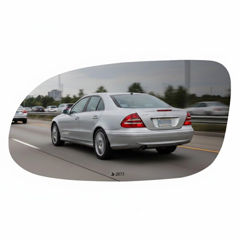 Burco 2873 Redi Cut Left Driver Side Replacement Mirror Glass for 1998-2009 Mercedes-Benz CLK Series & 1999-2004 SLK Series - Image 1